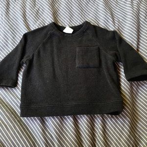 Zara charcoal Cozy baby Sweater
